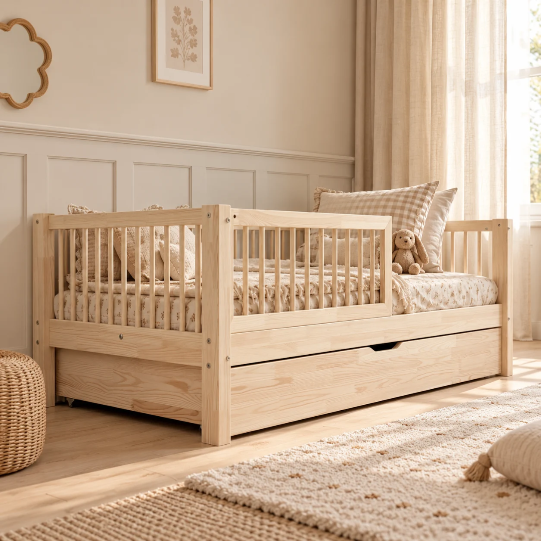 Montessori Alba bed 90x190cm met lade