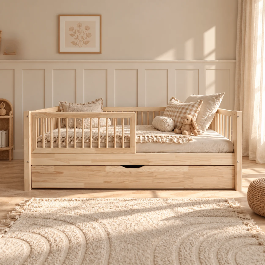Montessori Alba bed 90x190cm met lade