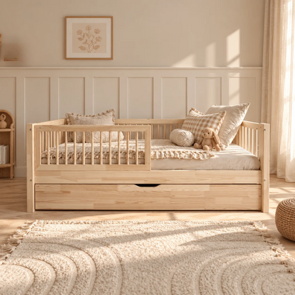 Montessori Alba bed 90x190cm met lade