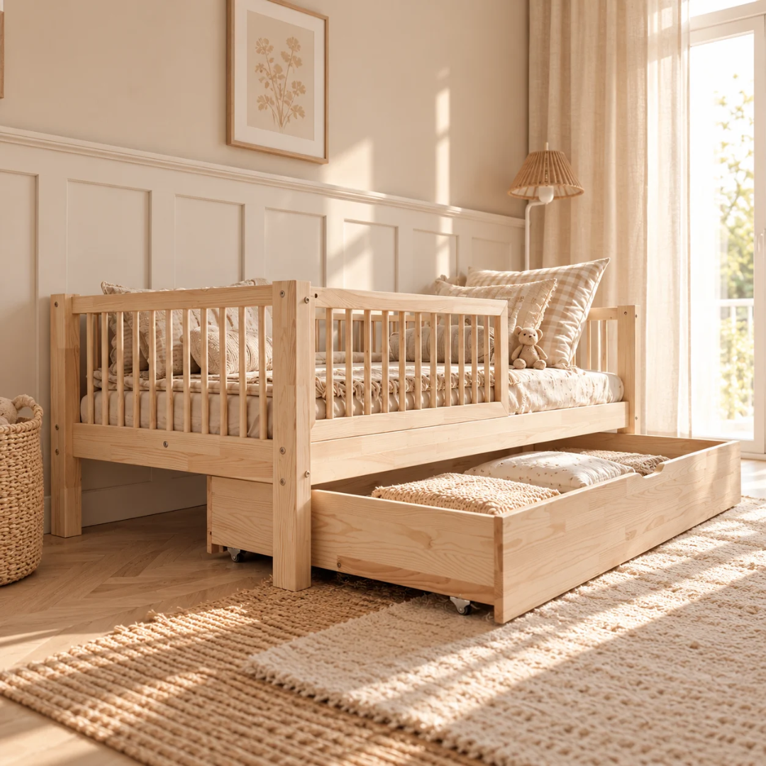 Montessori Alba bed 90x190cm met lade