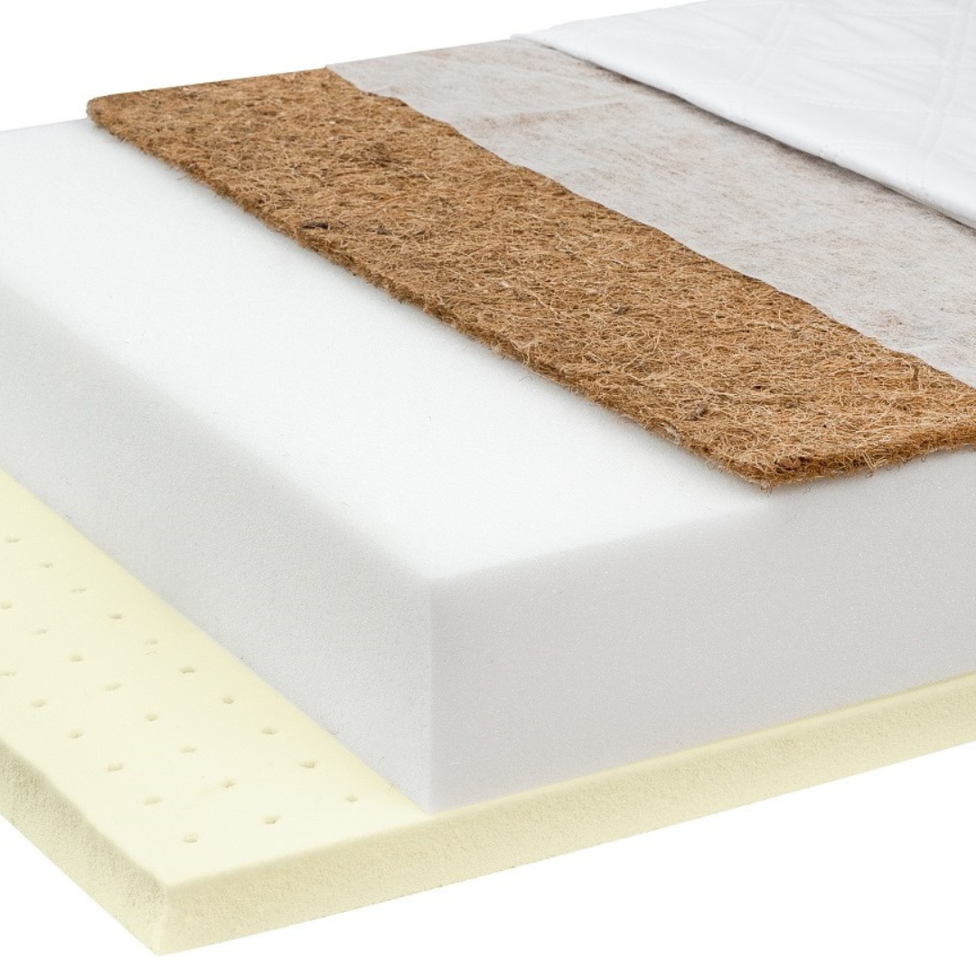 Matelas enfant 90x200cm - Mousse, coco & latex