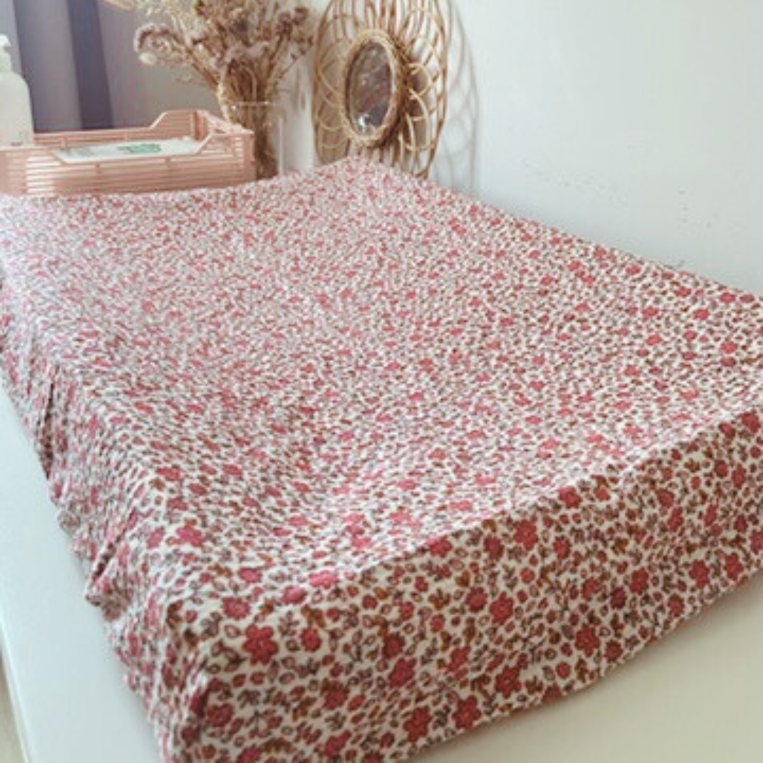 Housse matelas à langer Double gaze BIO Anna