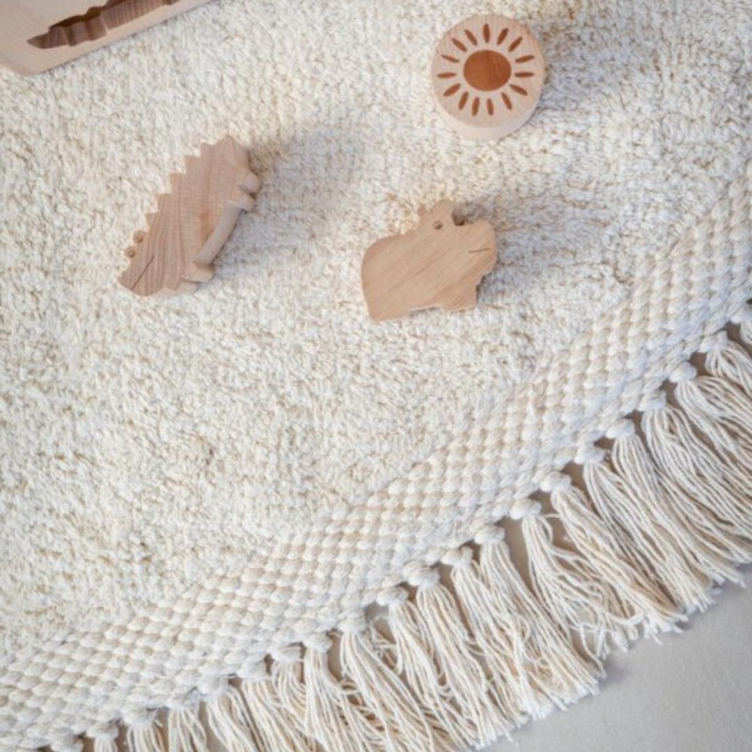 Tapis enfant Ecru