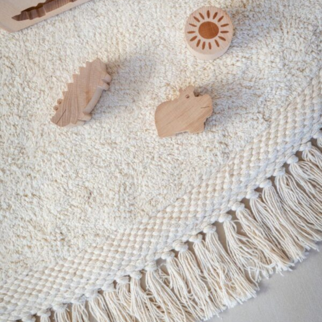 Tapis enfant Ecru
