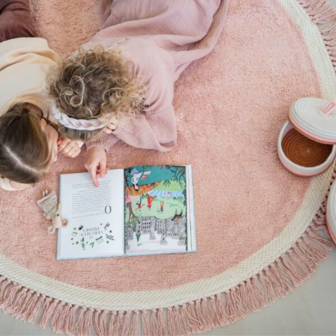 Tapis enfant rose