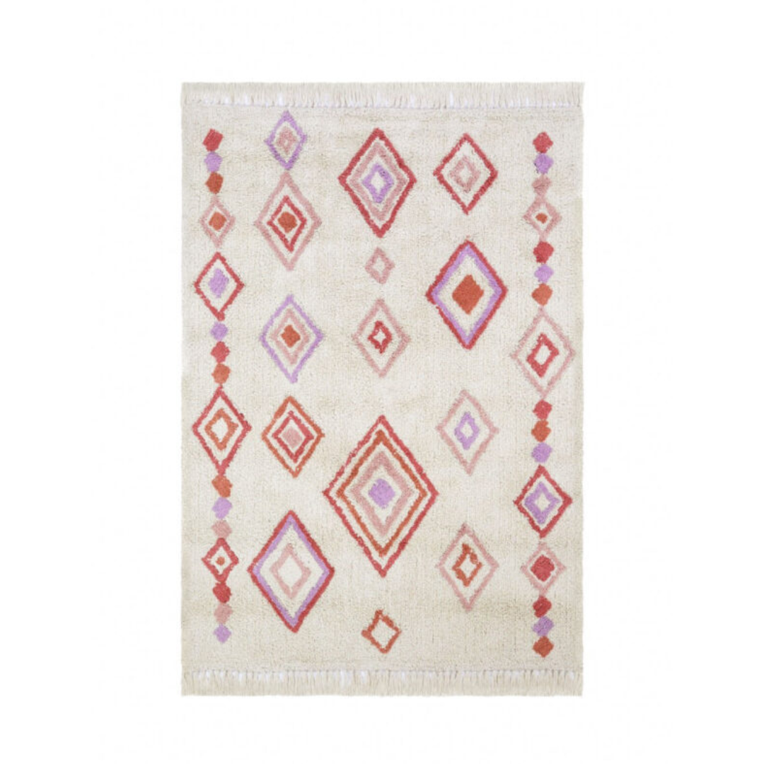 Tapis enfant berbère rose &amp; violet