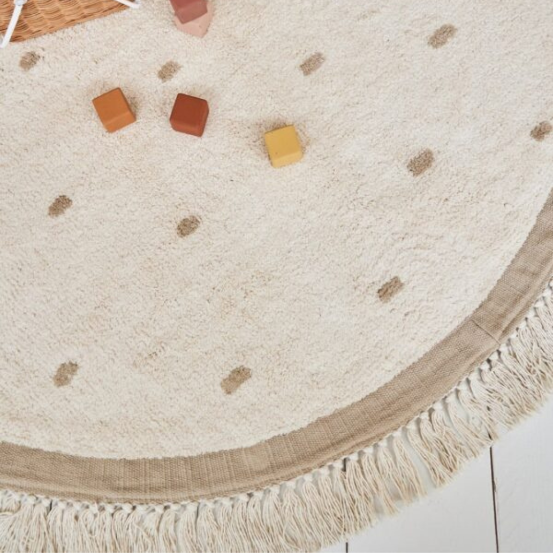 Tapis enfant écru &amp; beige