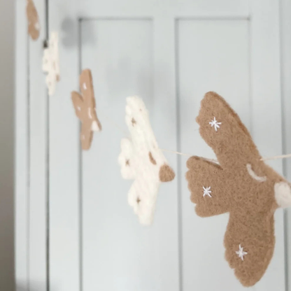 Guirlande feutrine Oiseaux