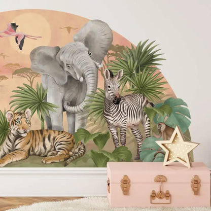 Sticker Enfant Arche Jungle