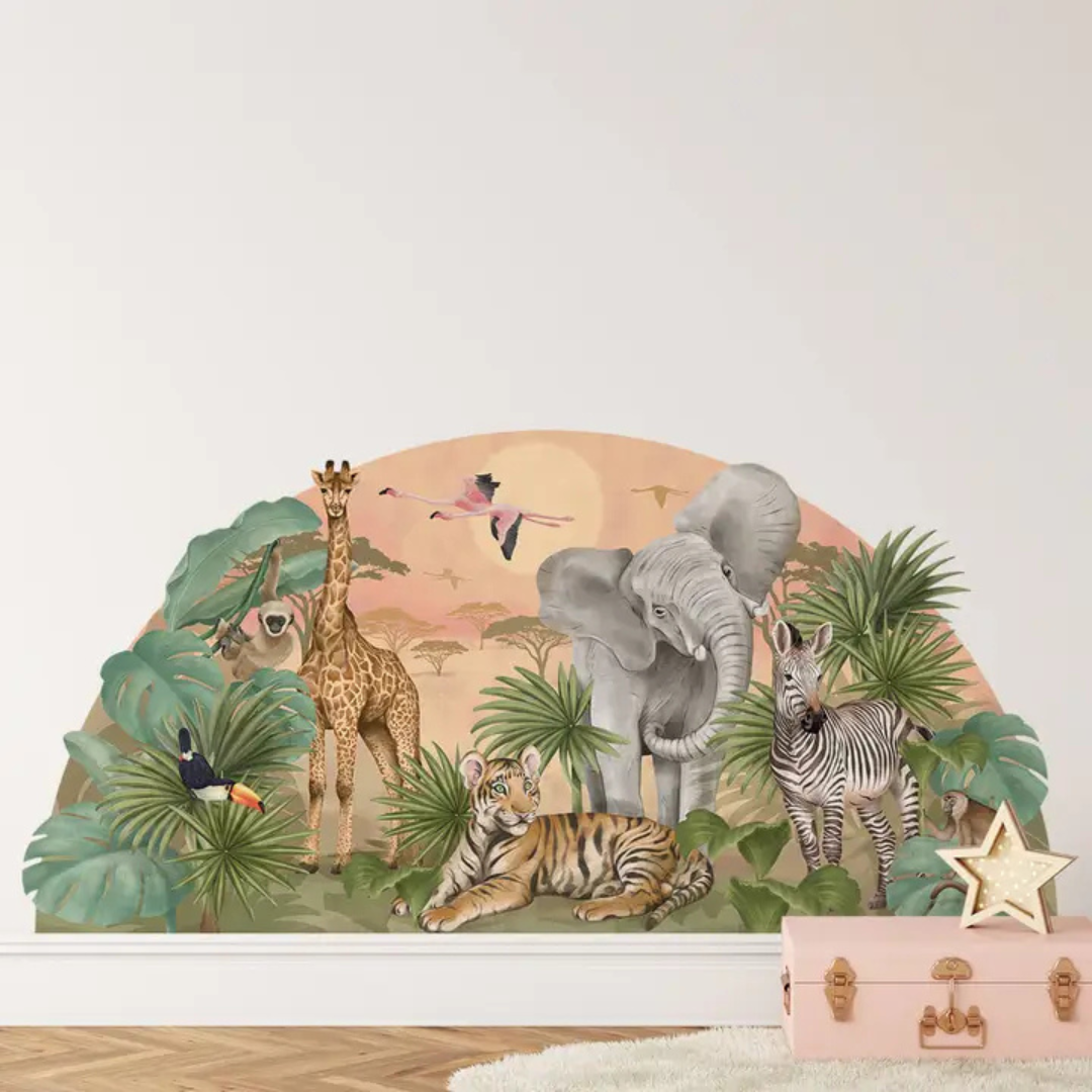 Sticker enfant arche Jungle
