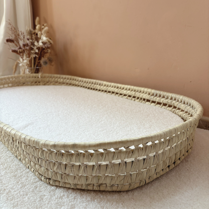 Panier à langer + matelas + housse bouclette