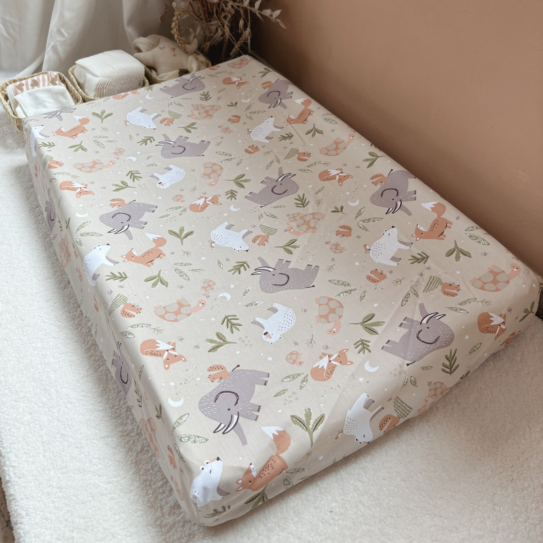 Luiermand + matras + dubbele gaashoes Beige