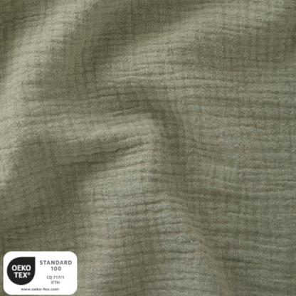 Ciel de lit cabane (lot de 2) Vert kaki