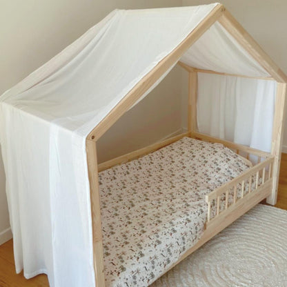 Ciel de lit cabane Blanc