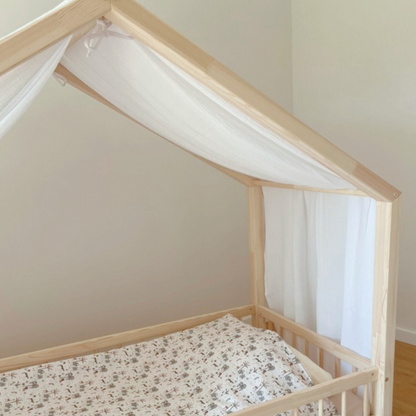 Ciel de lit cabane Blanc