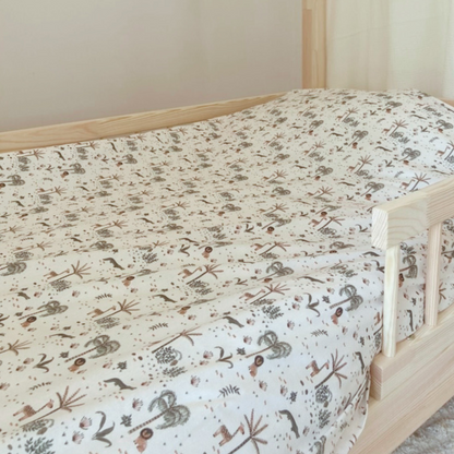 Housse de couette + taie Jungle