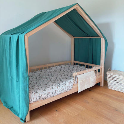Ciel de lit cabane Vert eucalyptus