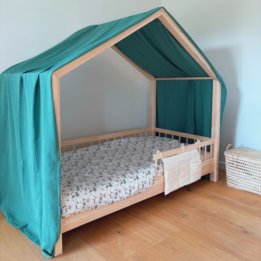 Ciel de lit cabane Vert eucalyptus