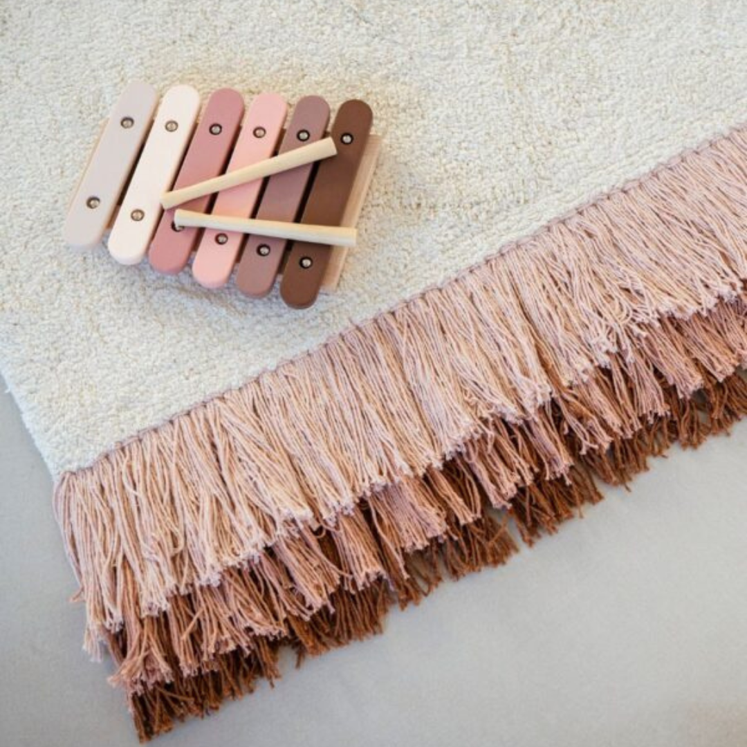 Tapis enfant beige
