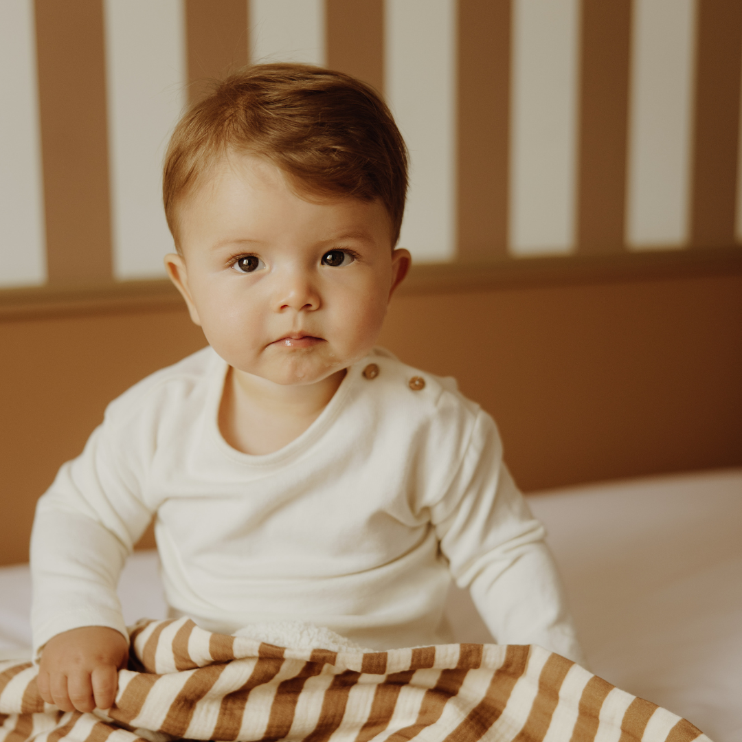 Couverture enfant rayures