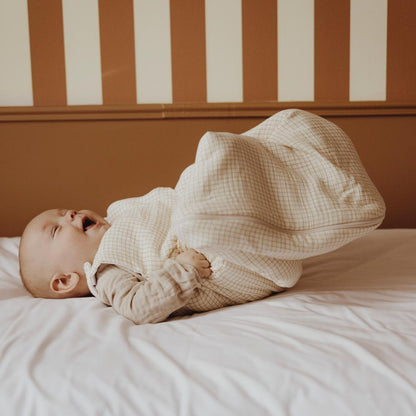 Gigoteuse bébé petits carreaux rose clair
