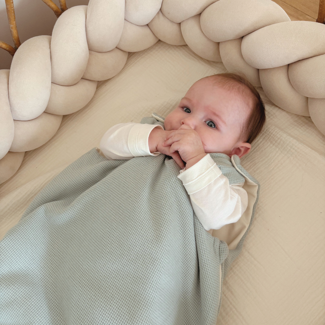 Gigoteuse bébé Andrea vert de gris