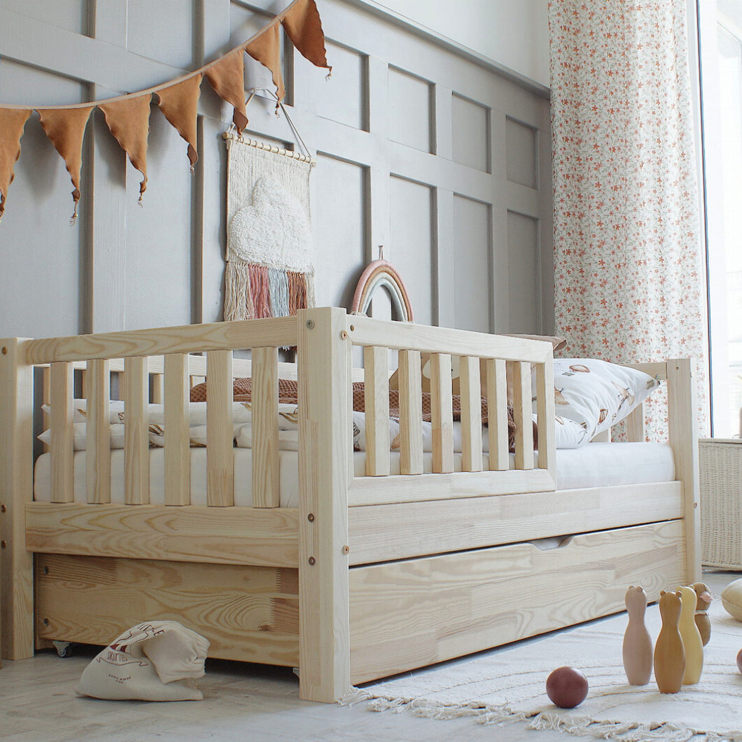 Lit enfant avec tiroir Basile