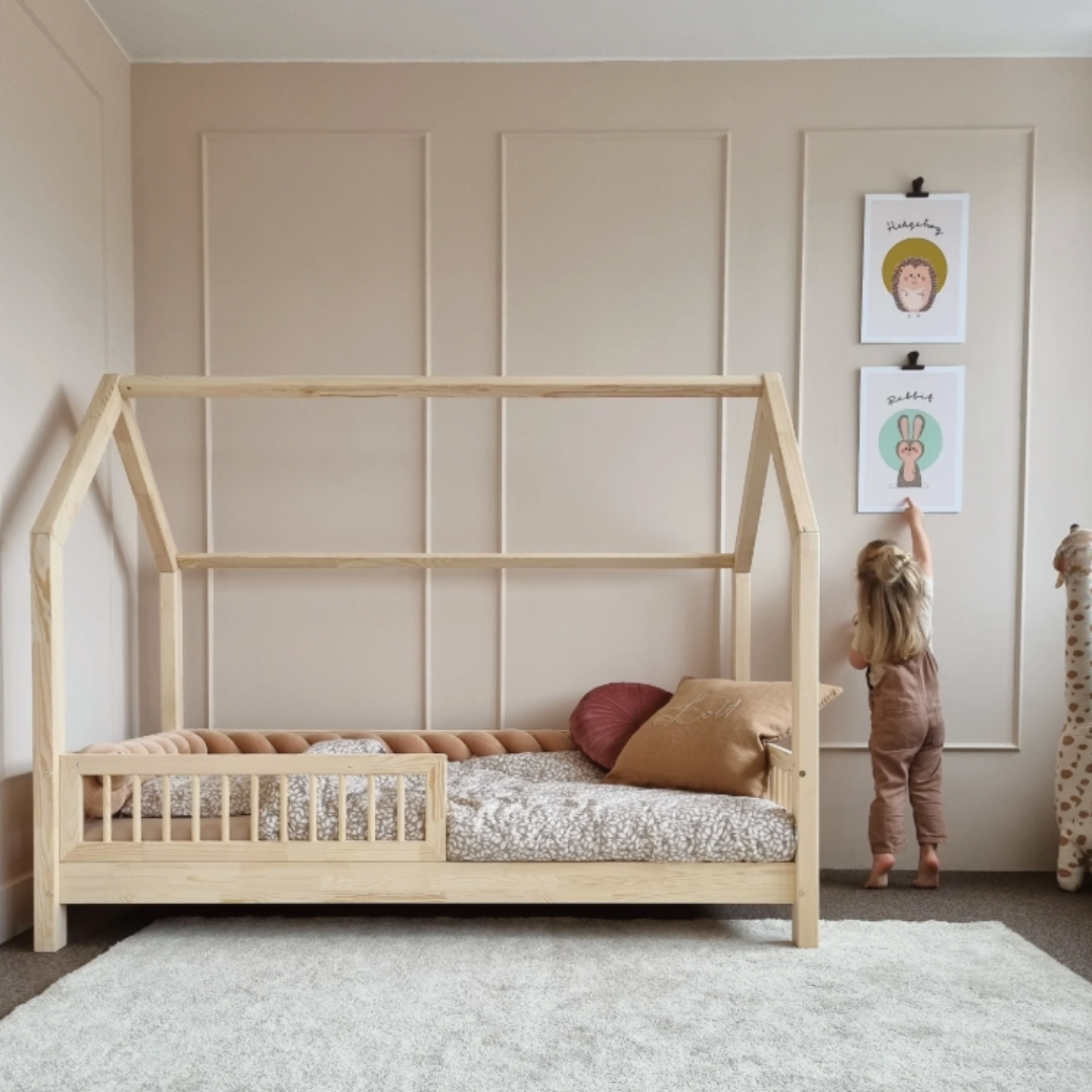 Cabinebed met barrière Pia 90x200cm