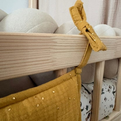 Pochette de rangement lit Jaune moutarde OR