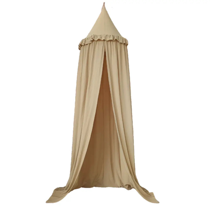 Ciel de lit bébé Beige