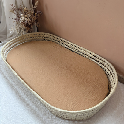 Panier à langer + matelas + housse couleur au choix
