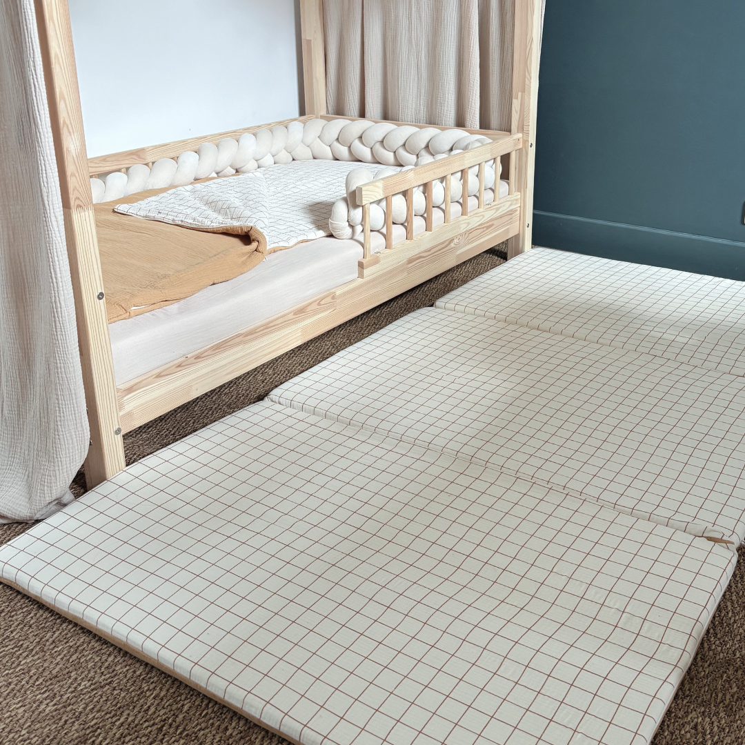 MAXI Tapis de motricité Marcel Camel/Ecru