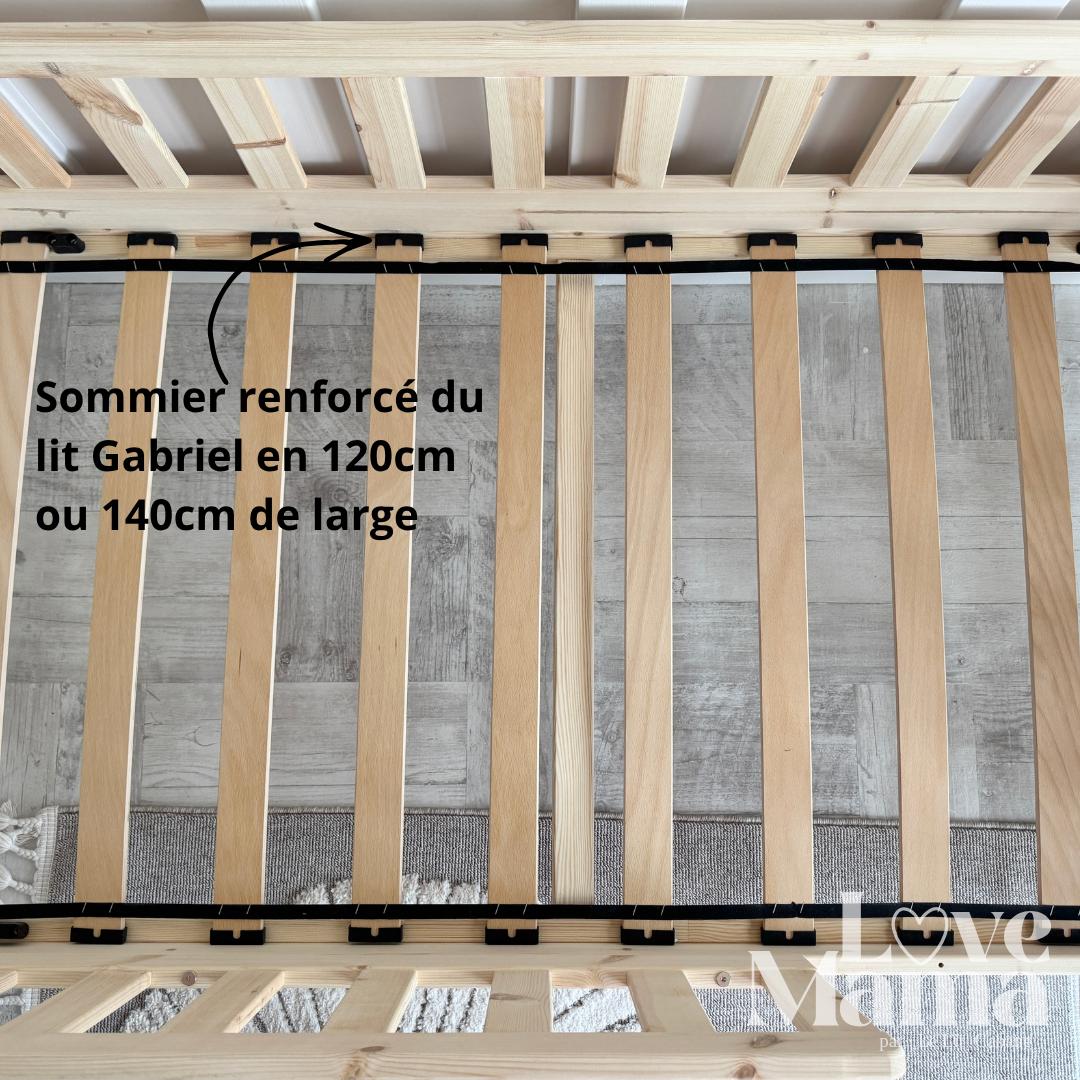 Lit cabane avec 2 tiroirs de rangement Gabriel