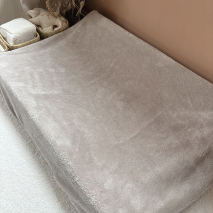 Housse matelas à langer éponge Beige