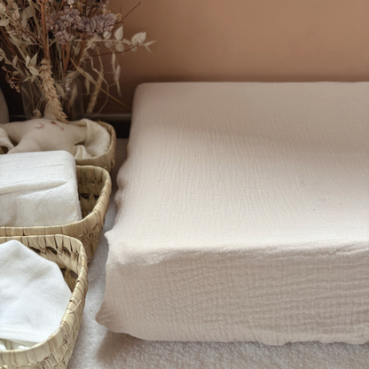 Luiermand + matras + dubbele gaashoes Beige