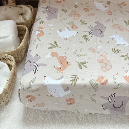 Luiermand + matras + dubbele gaashoes Beige