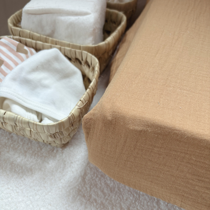 Luiermand + matras + dubbele gaashoes Beige