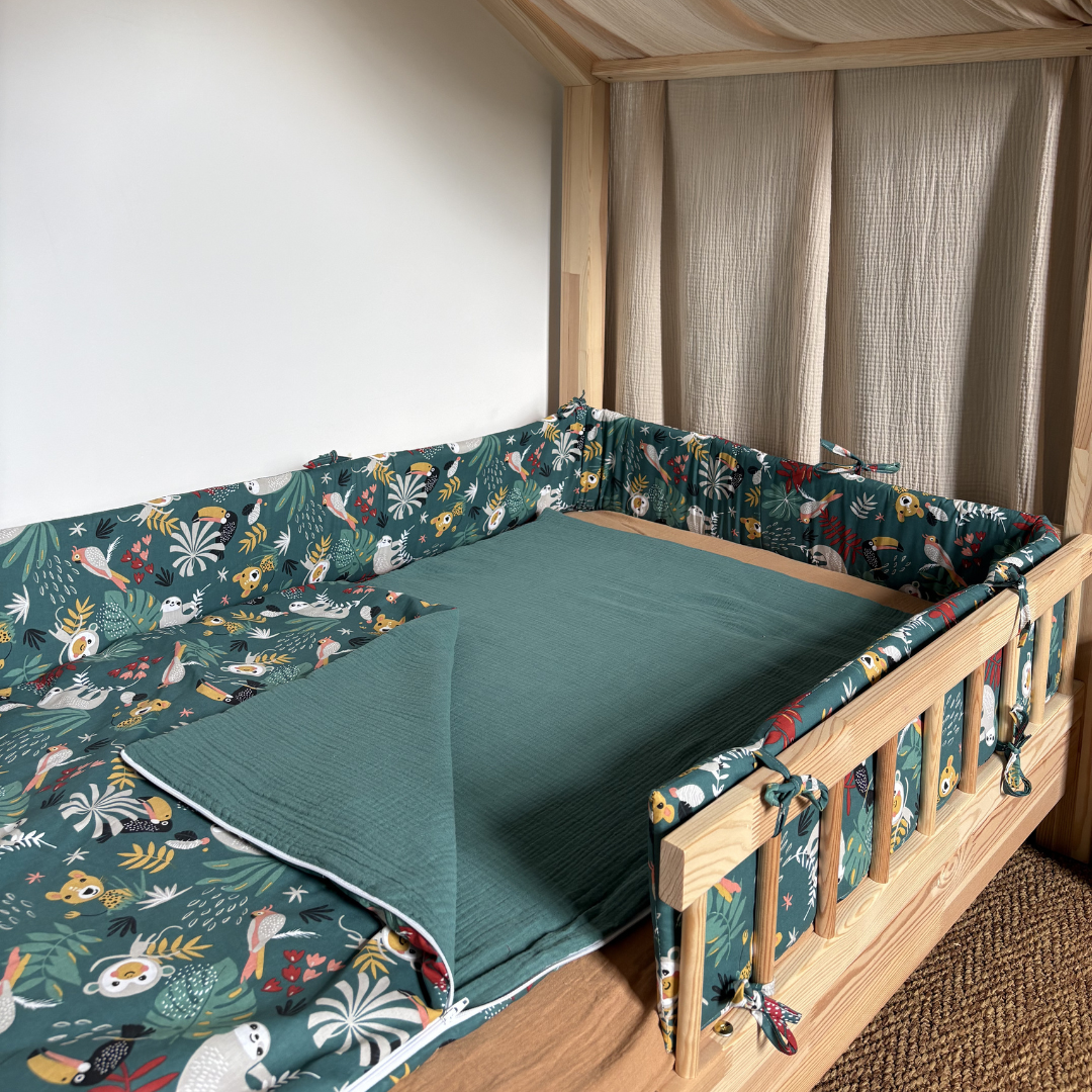 Tour de lit cabane coton Ernest