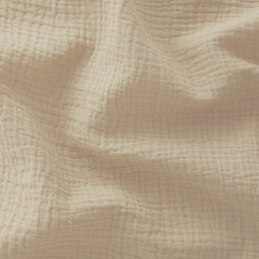 Housse de couette mousseline Beige
