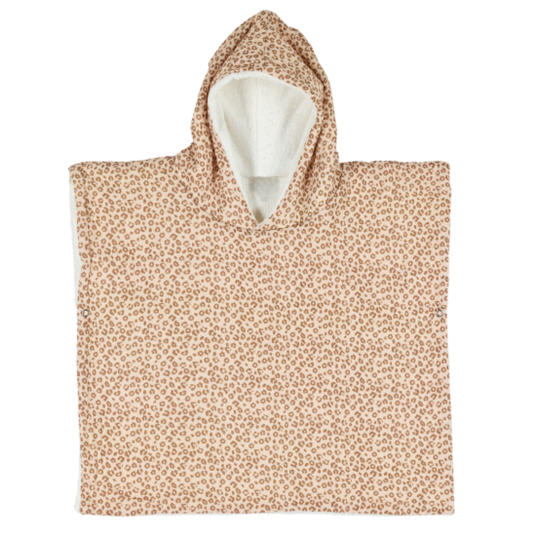 Poncho de bain enfant Léopard