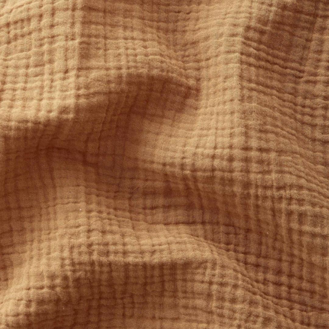 Housse de couette mousseline Camel