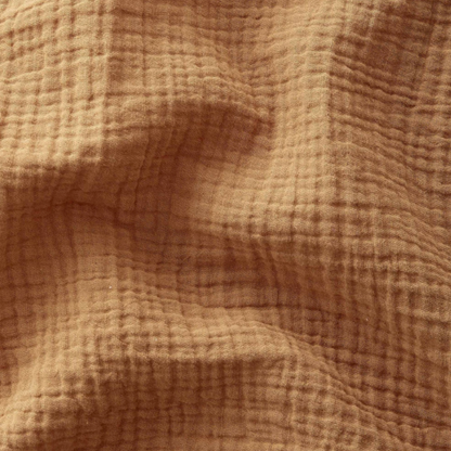 Housse de couette mousseline Camel