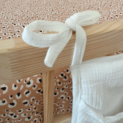 Pochette de rangement lit Blanc