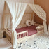 Ciel de lit cabane (pack de 2) Ecru bohème
