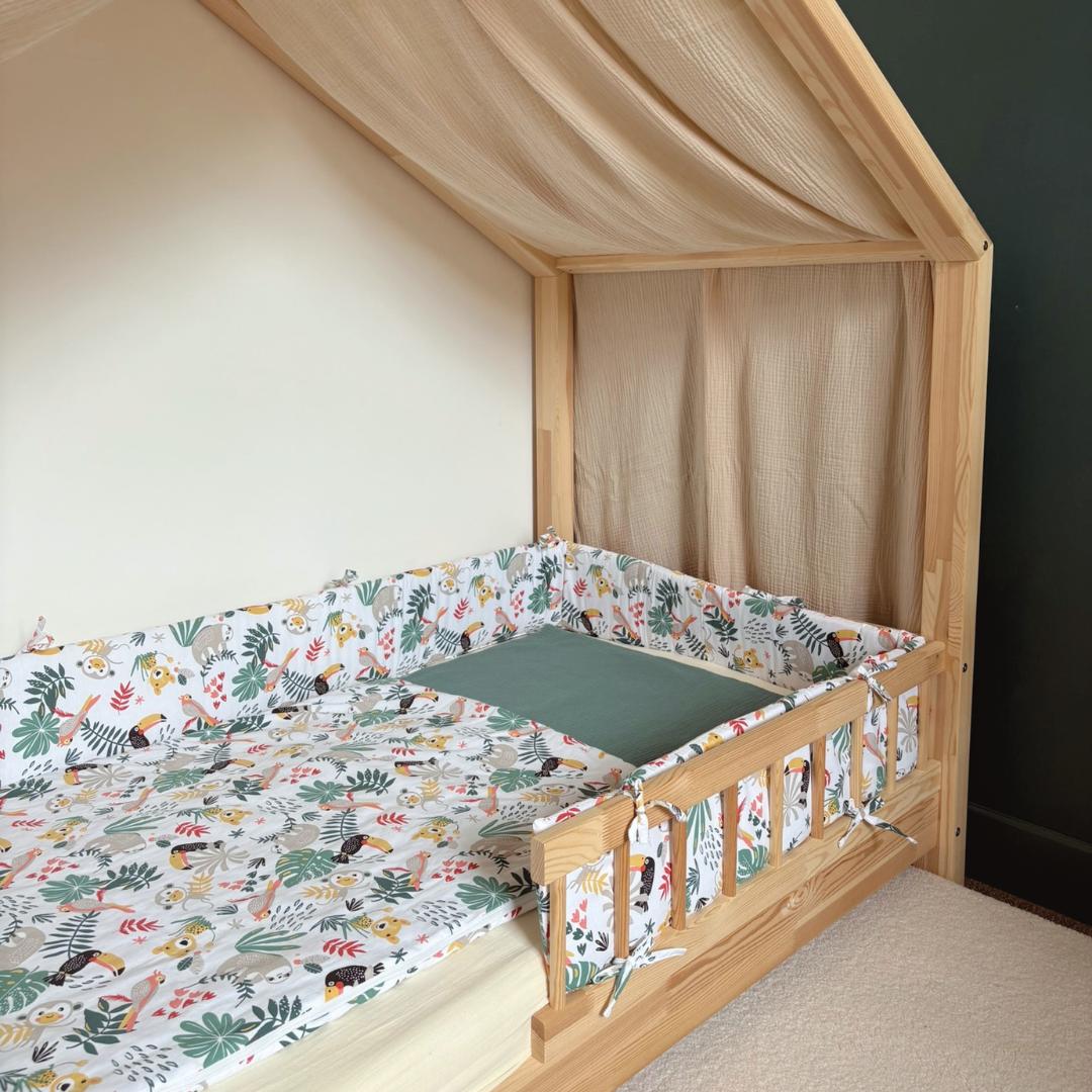 Tour de lit cabane coton Arthur