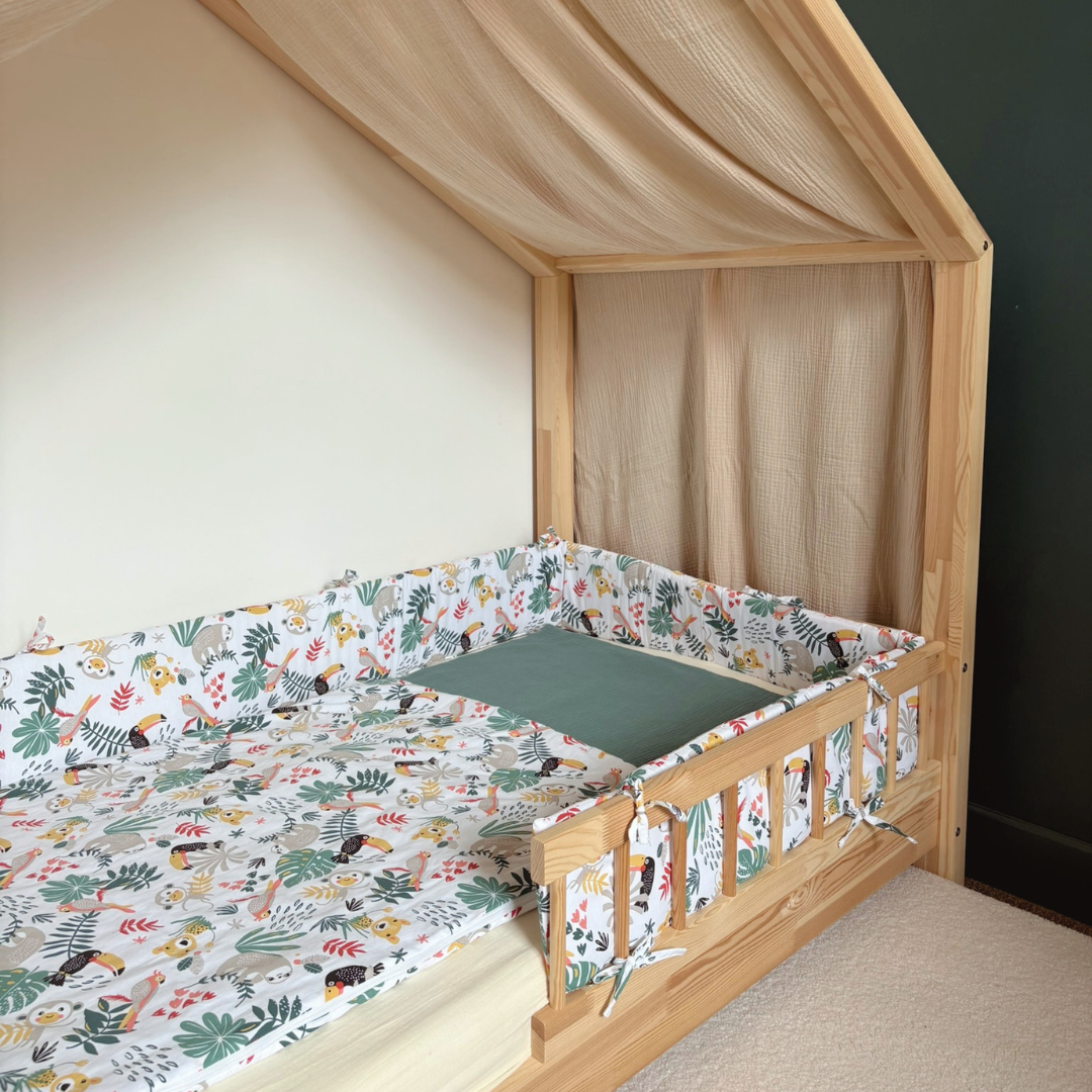 Tour de lit cabane coton Arthur