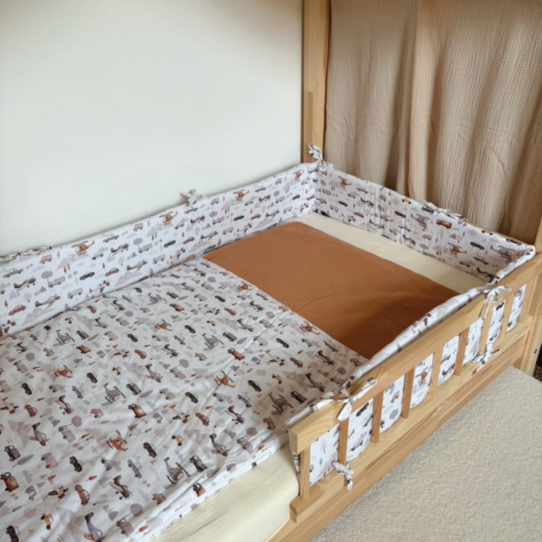 Tour de lit cabane coton Elio