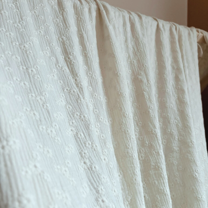 Ciel de lit cabane (pack de 2) Ecru bohème