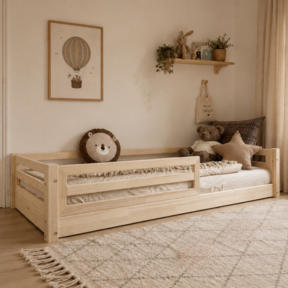 Cabinebed met barrière Ivan 70x140cm