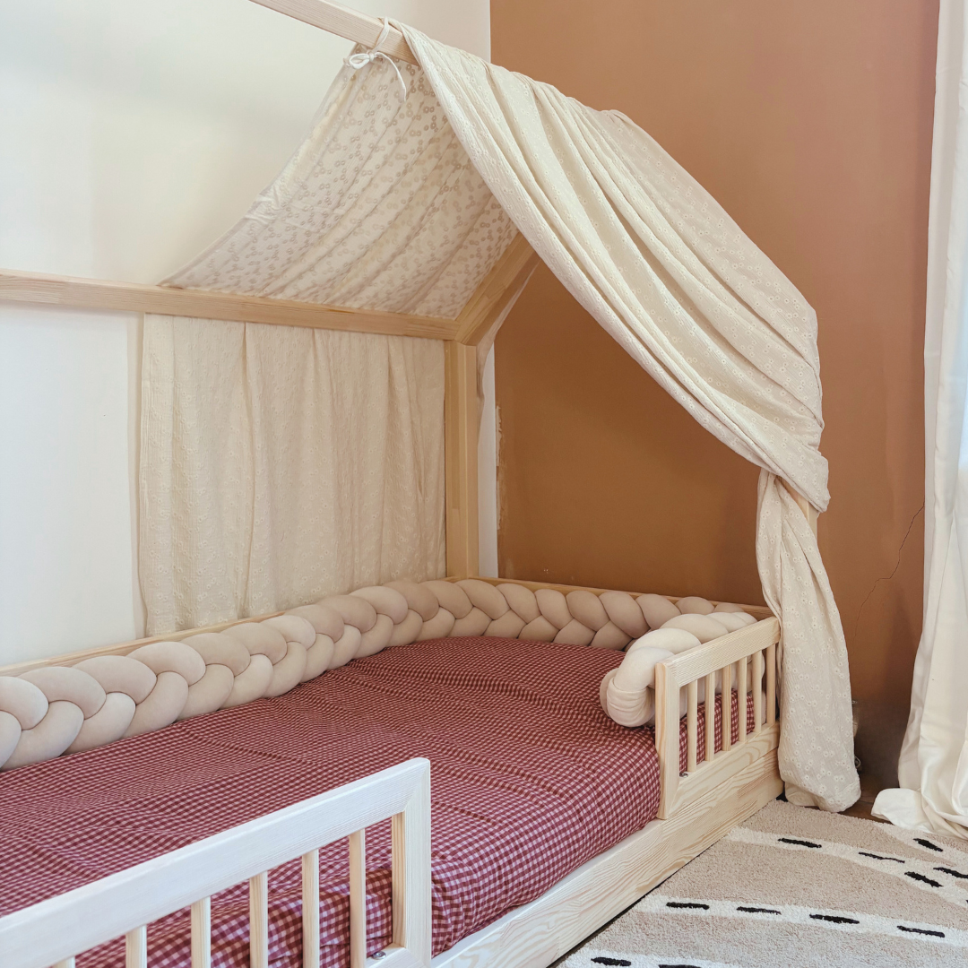 Cabine bedhemel Ecru